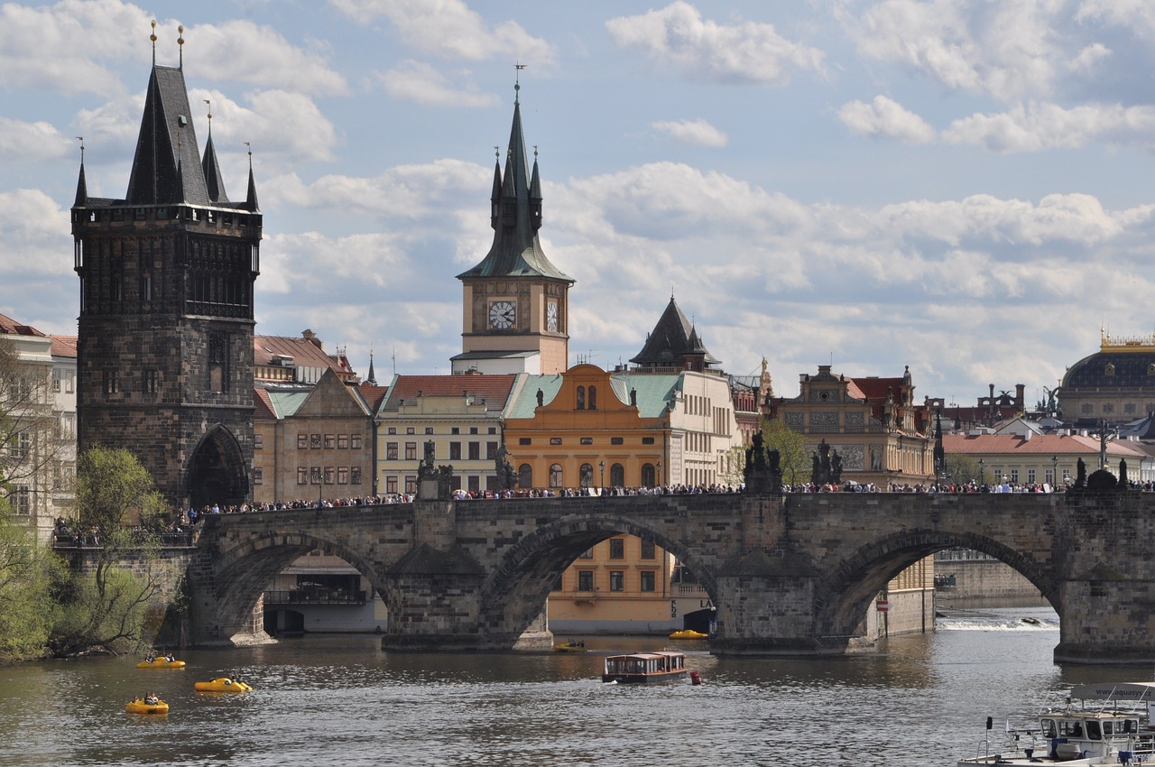 praha karlův most brána