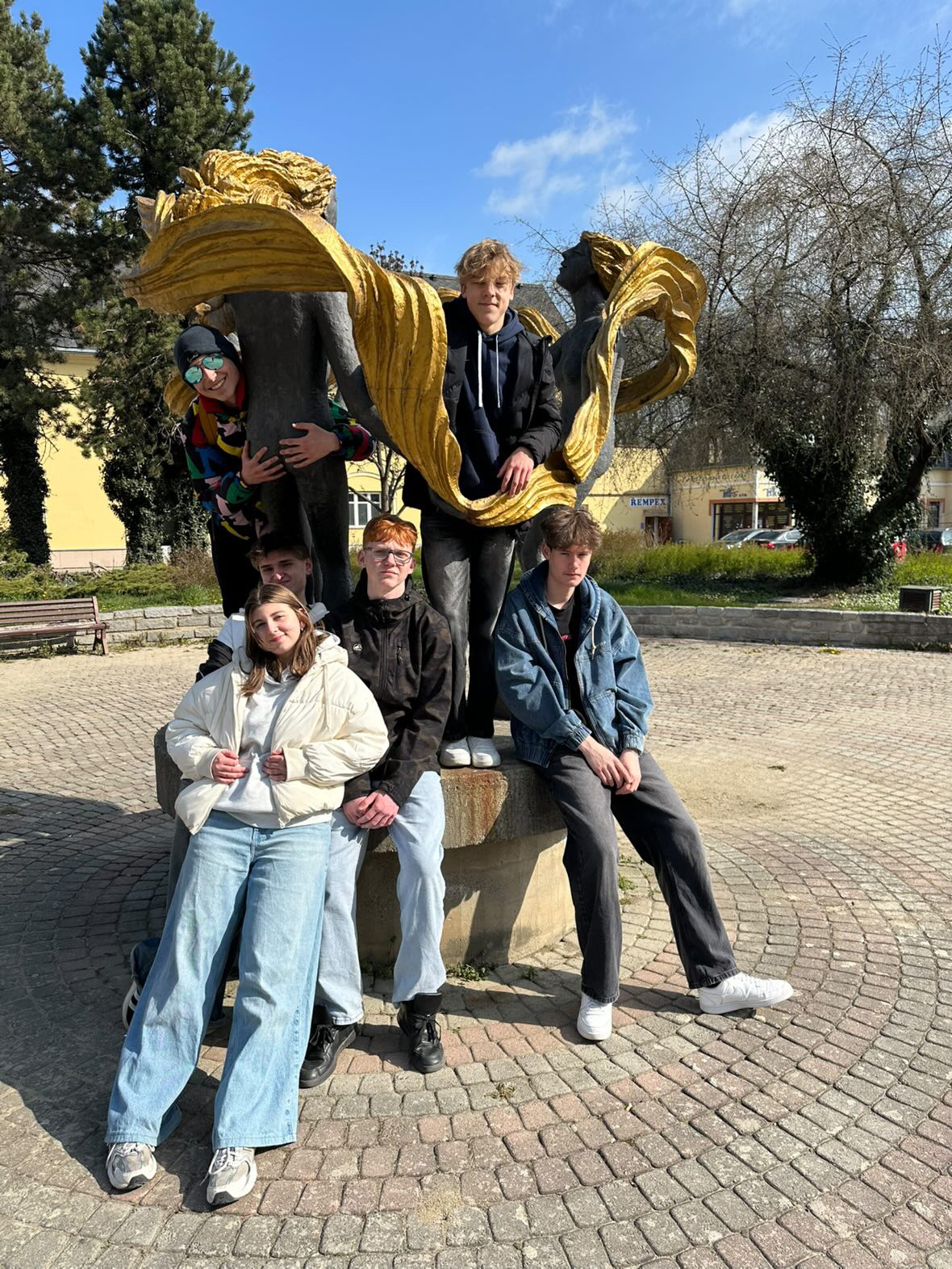 žáci krnov stopování foto selfie zabava pamatky zajimava mista