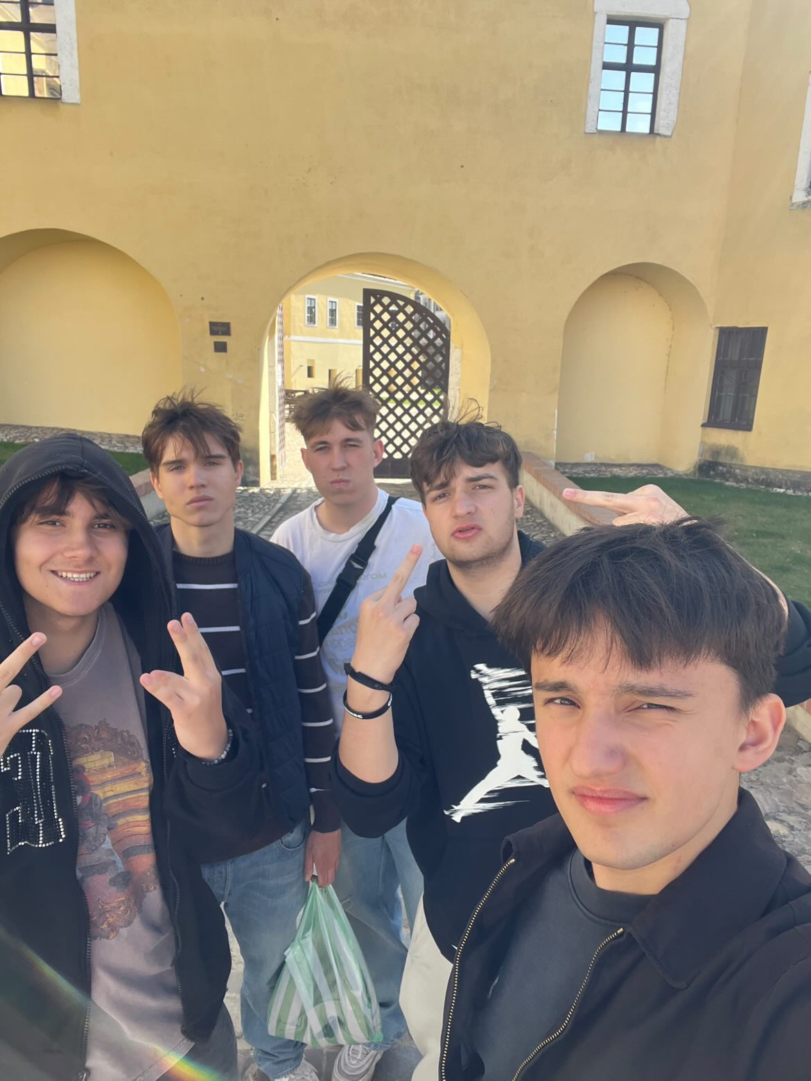 žáci krnov stopování foto selfie zabava pamatky zajimava mista