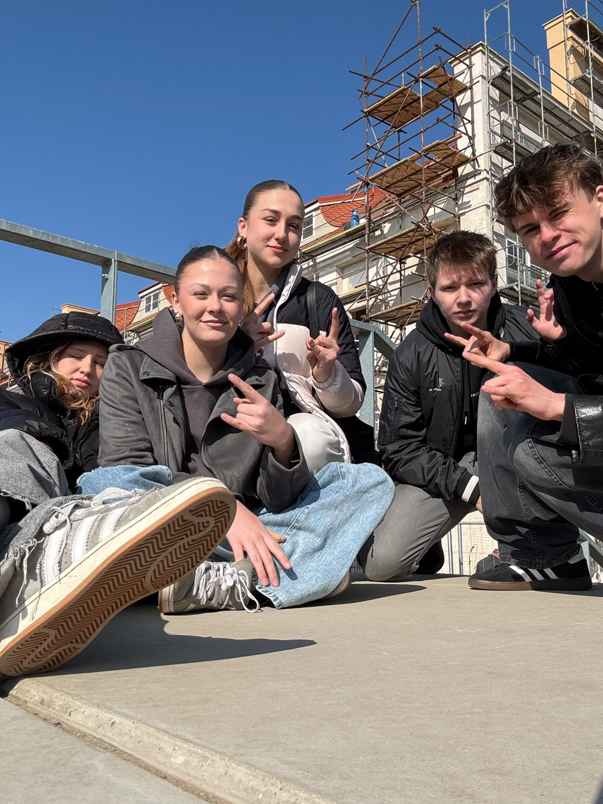 žáci krnov stopování foto selfie zabava pamatky zajimava mista