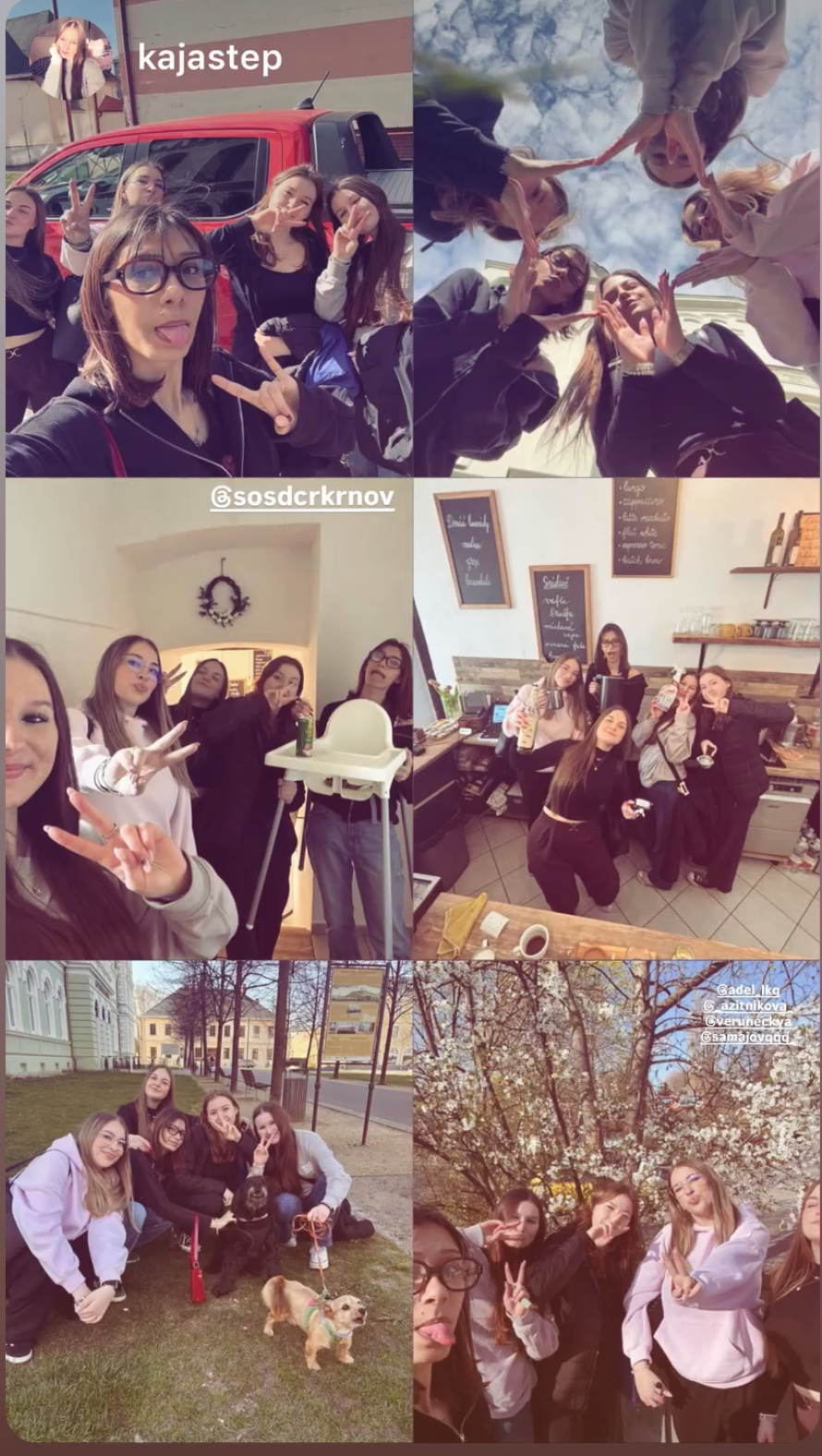 žáci krnov stopování foto selfie zabava pamatky zajimava mista