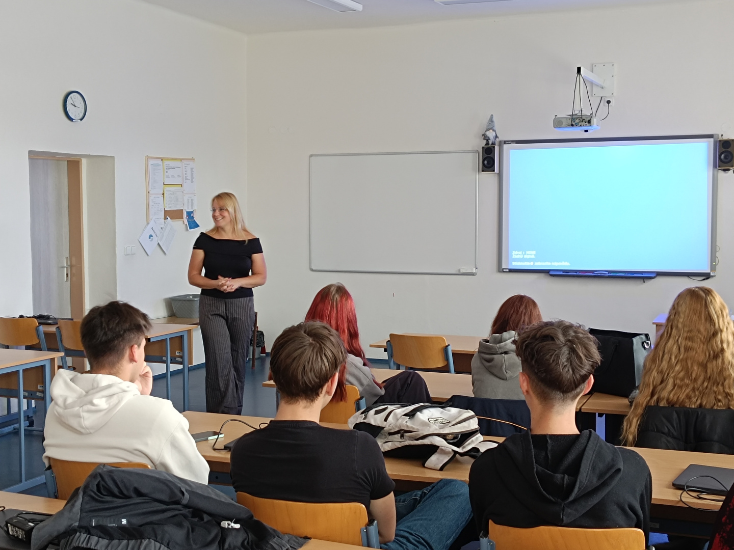 školní třída lektor dobrovolník den pro školu