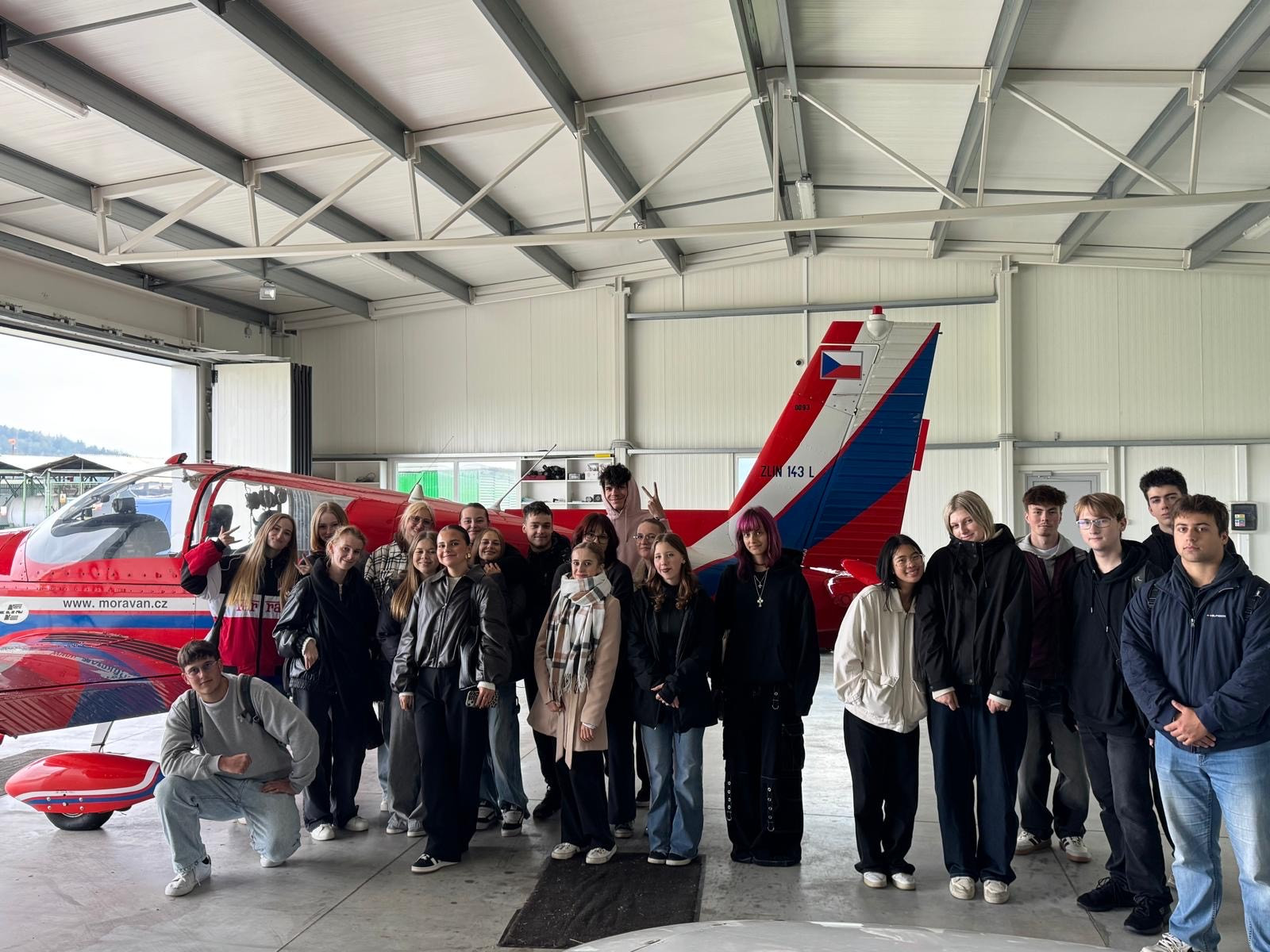malé letiště žáci letadla