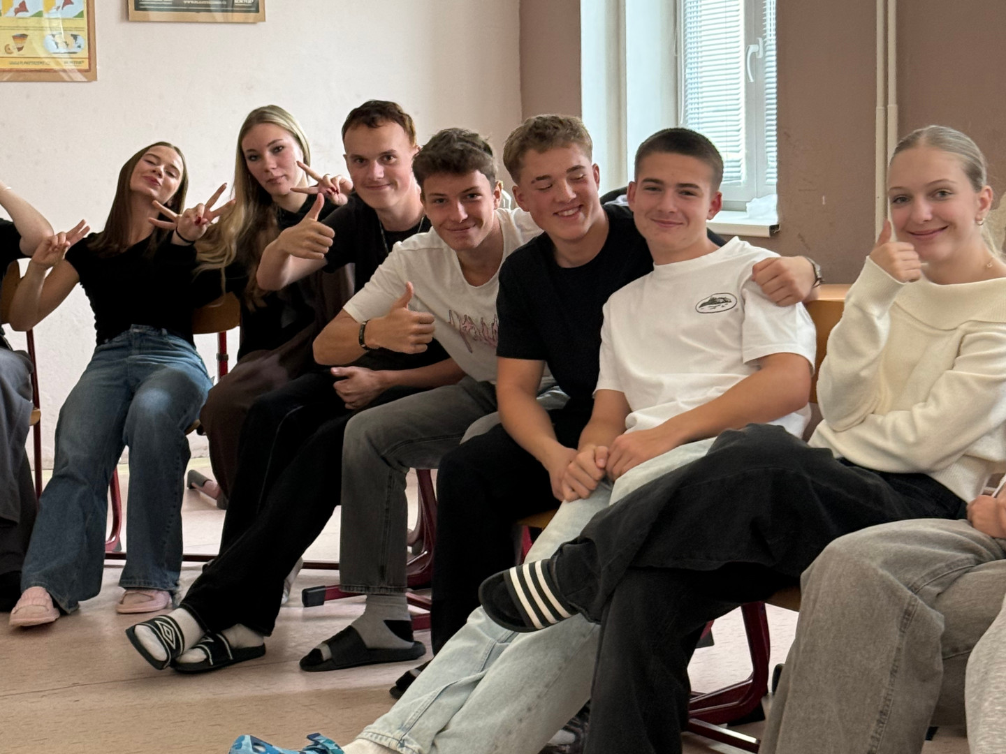 třídnická hodina třídní učitel žáci psycholožka tvoříme tým zábava poznání učení se