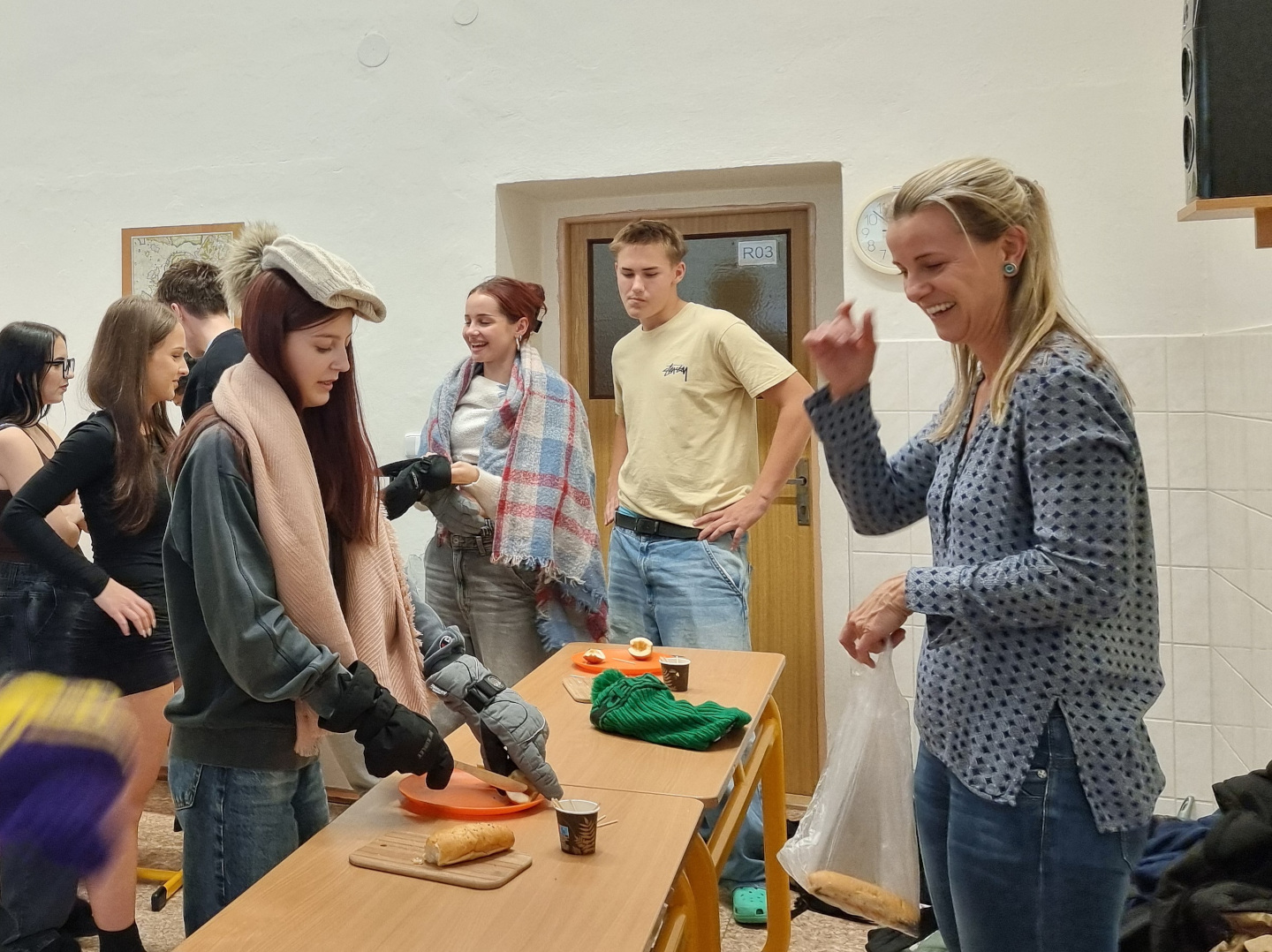 třídnická hodina třídní učitel žáci psycholožka tvoříme tým zábava poznání učení se