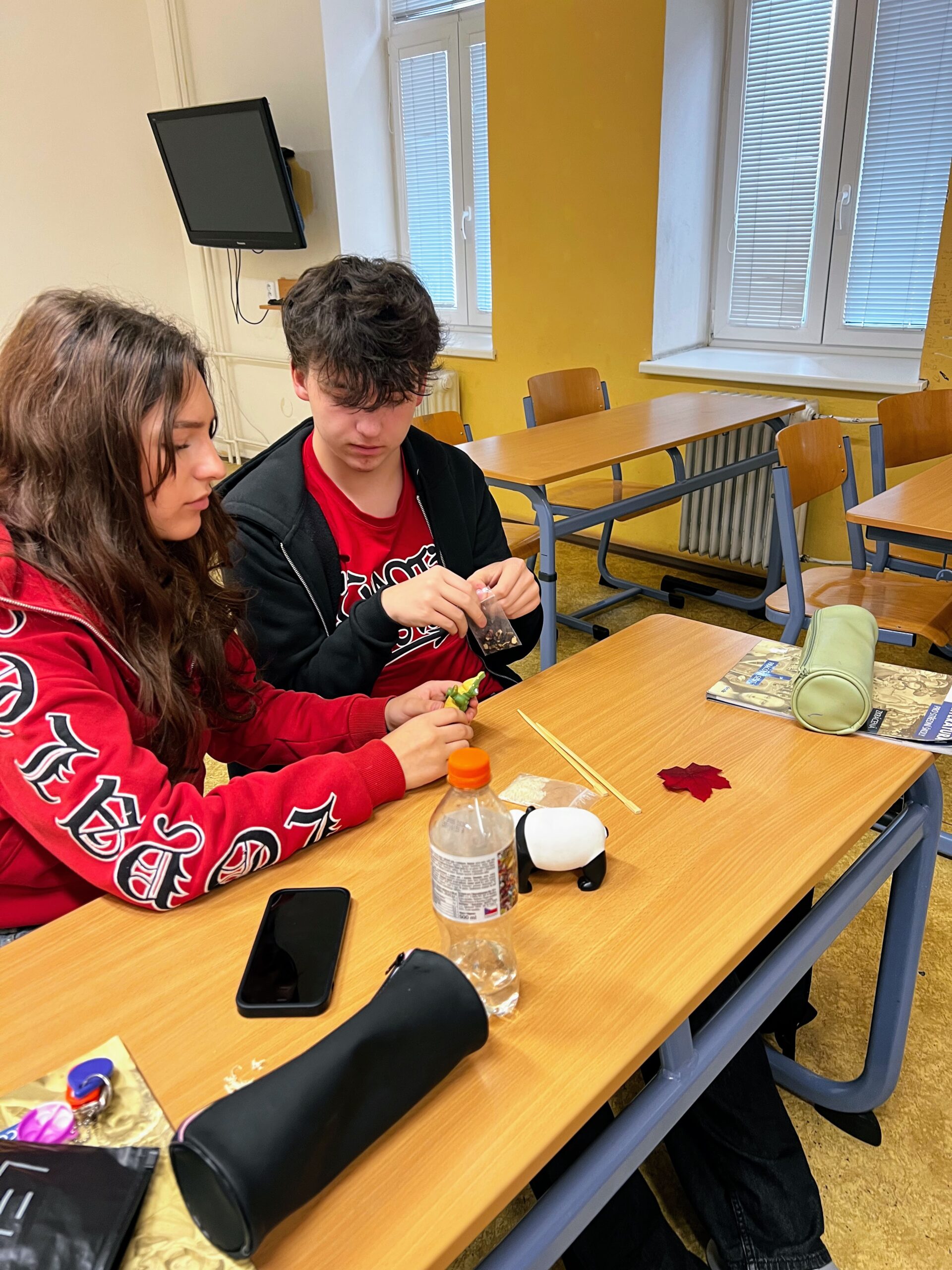 žáci třída netradiční výuka starověké literatury