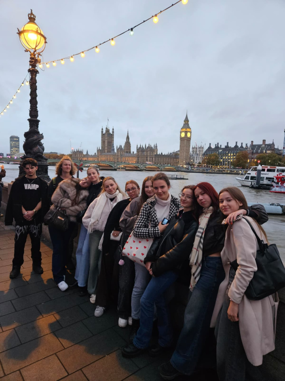 žáci v Londýně, výuka v Londýně