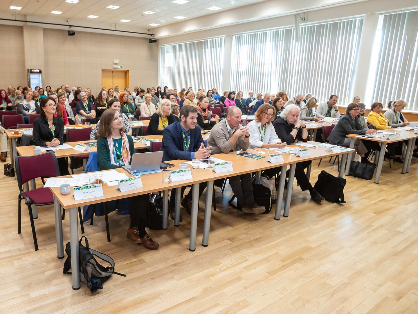 žák 2. ročníku na krajské konferenci EDH 2025