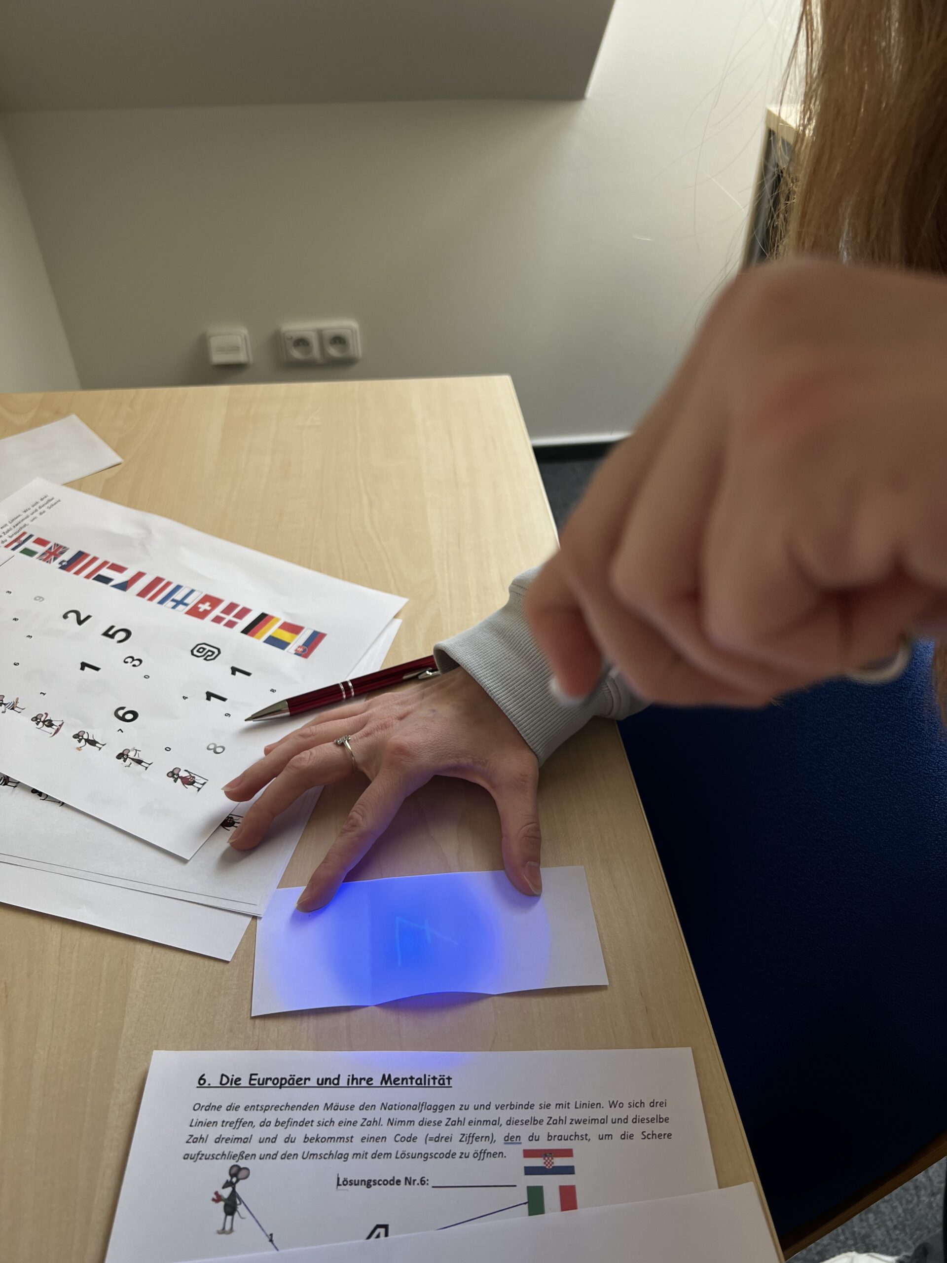 žáci na univerzitě úniková hra Goethes Schatz