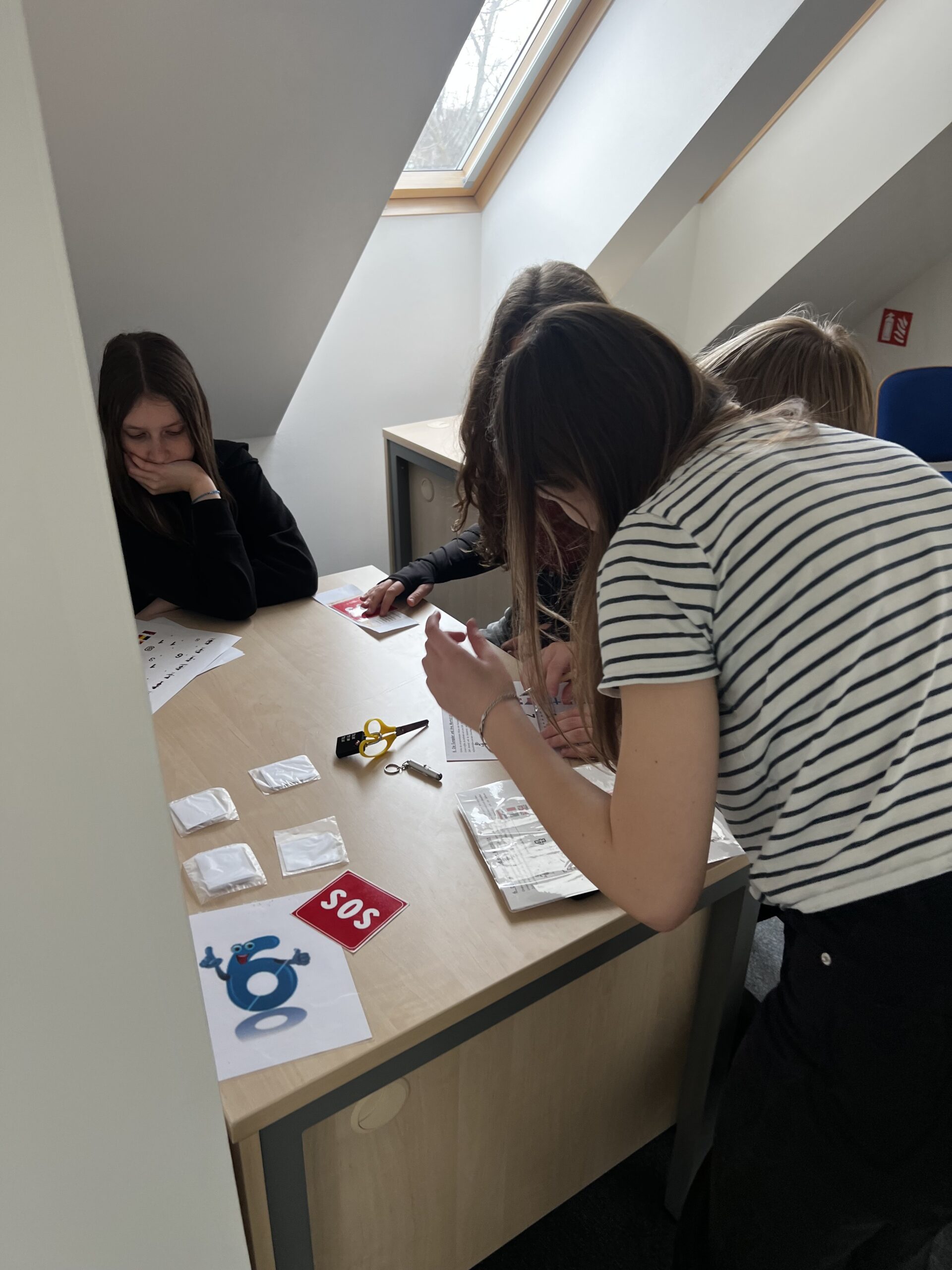 žáci na univerzitě úniková hra Goethes Schatz