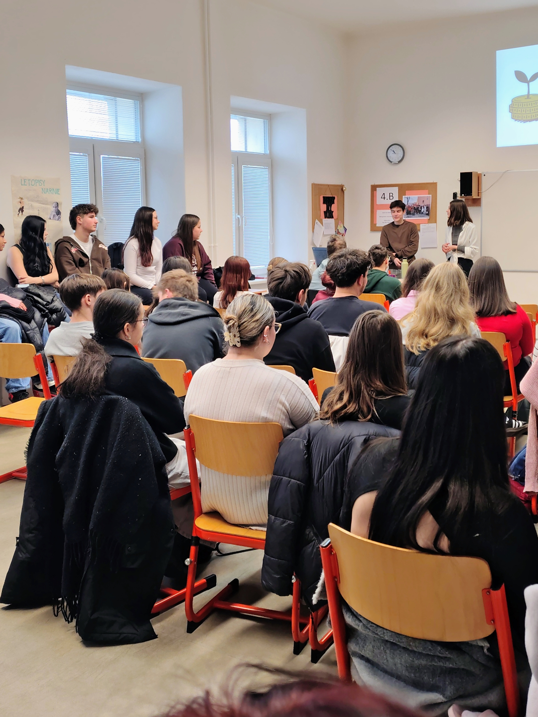 neboj se peněz, přednáška a workshop s absolventkou Andreou