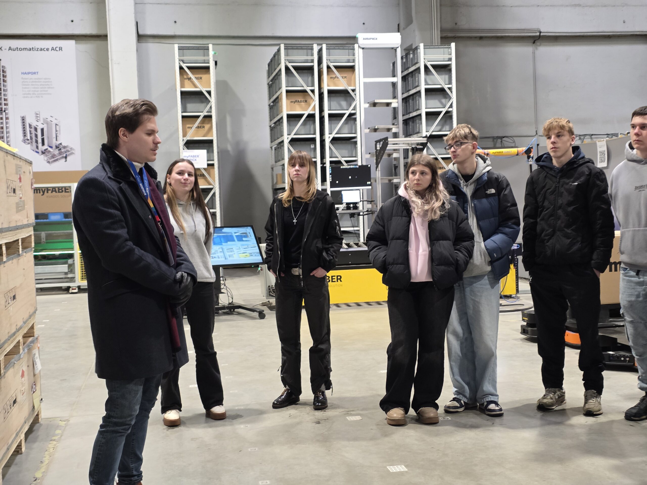 exkurze logistika v praxi - Marlenka a Kvados - firmy s moderní logistikou