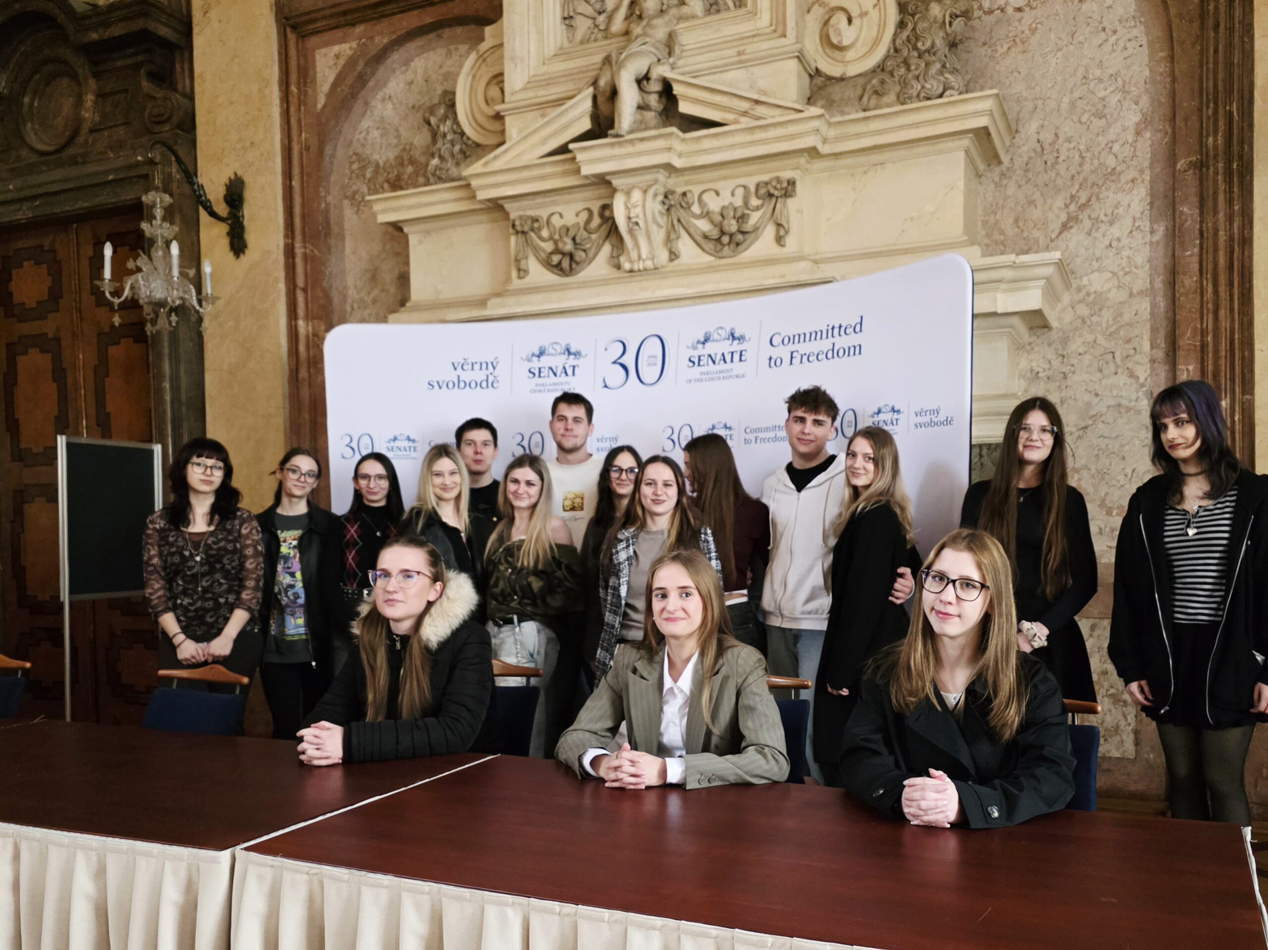 návštěva Senátu ČR, Praha, žáci 3. ročníků, výuka ON