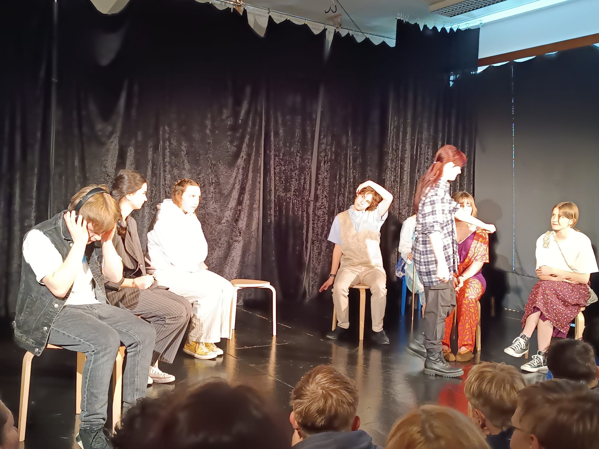 divadlo soubor Červiven na SPGŠ Krnov