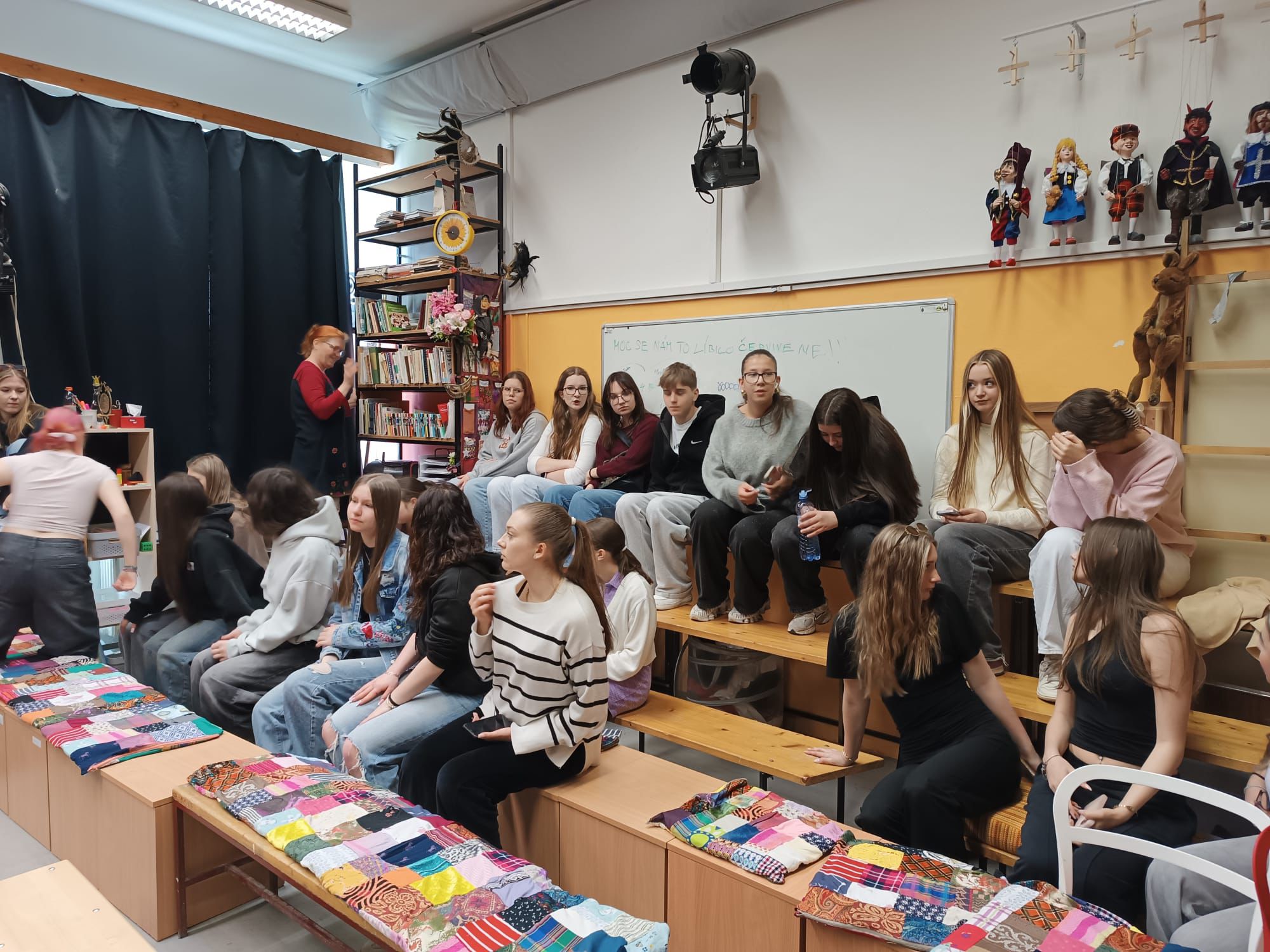 divadlo soubor Červiven na SPGŠ Krnov