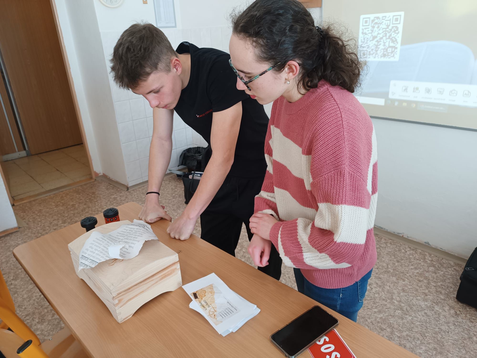 úniková hra pro žáky v němčině