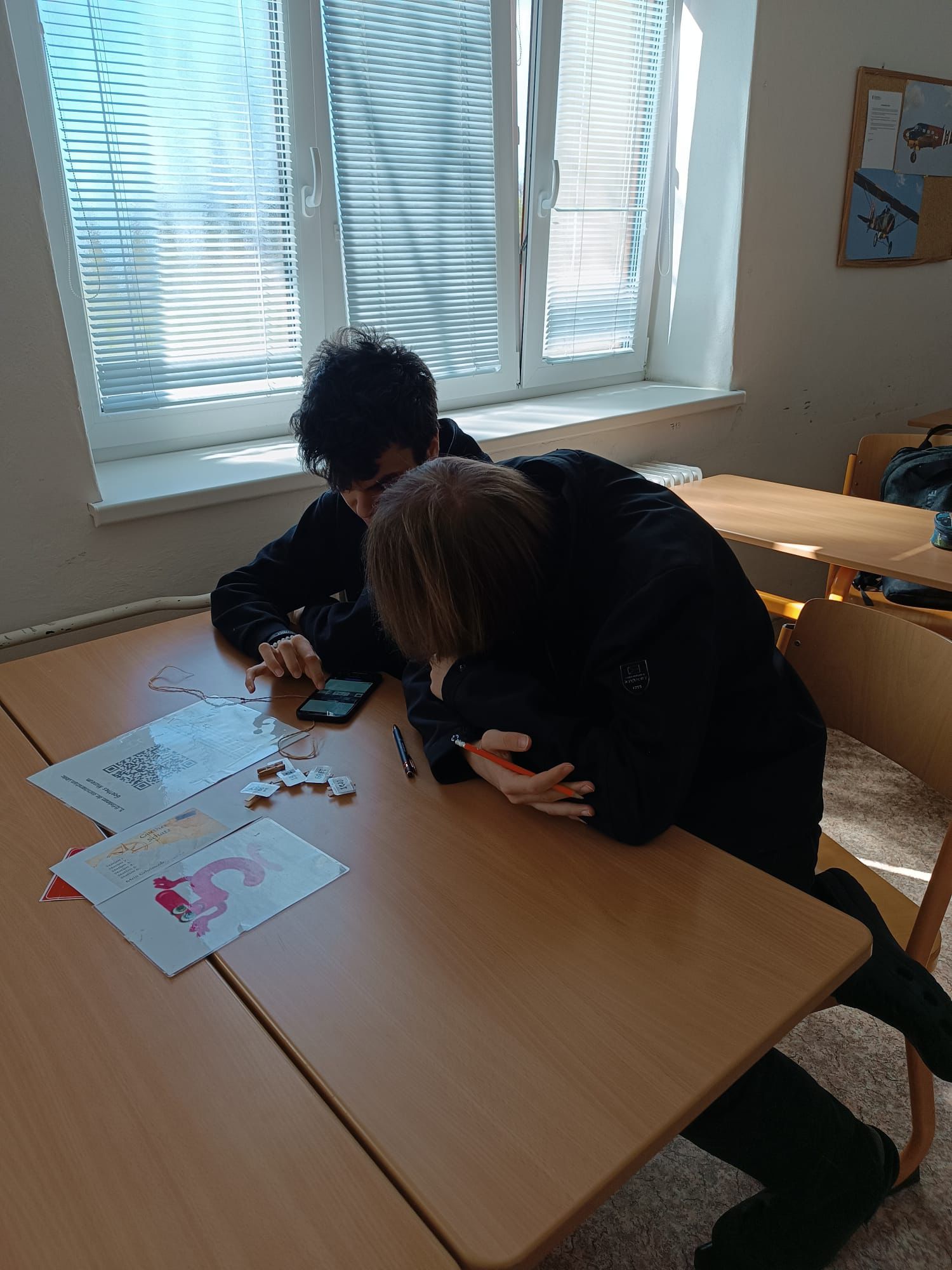 úniková hra pro žáky v němčině