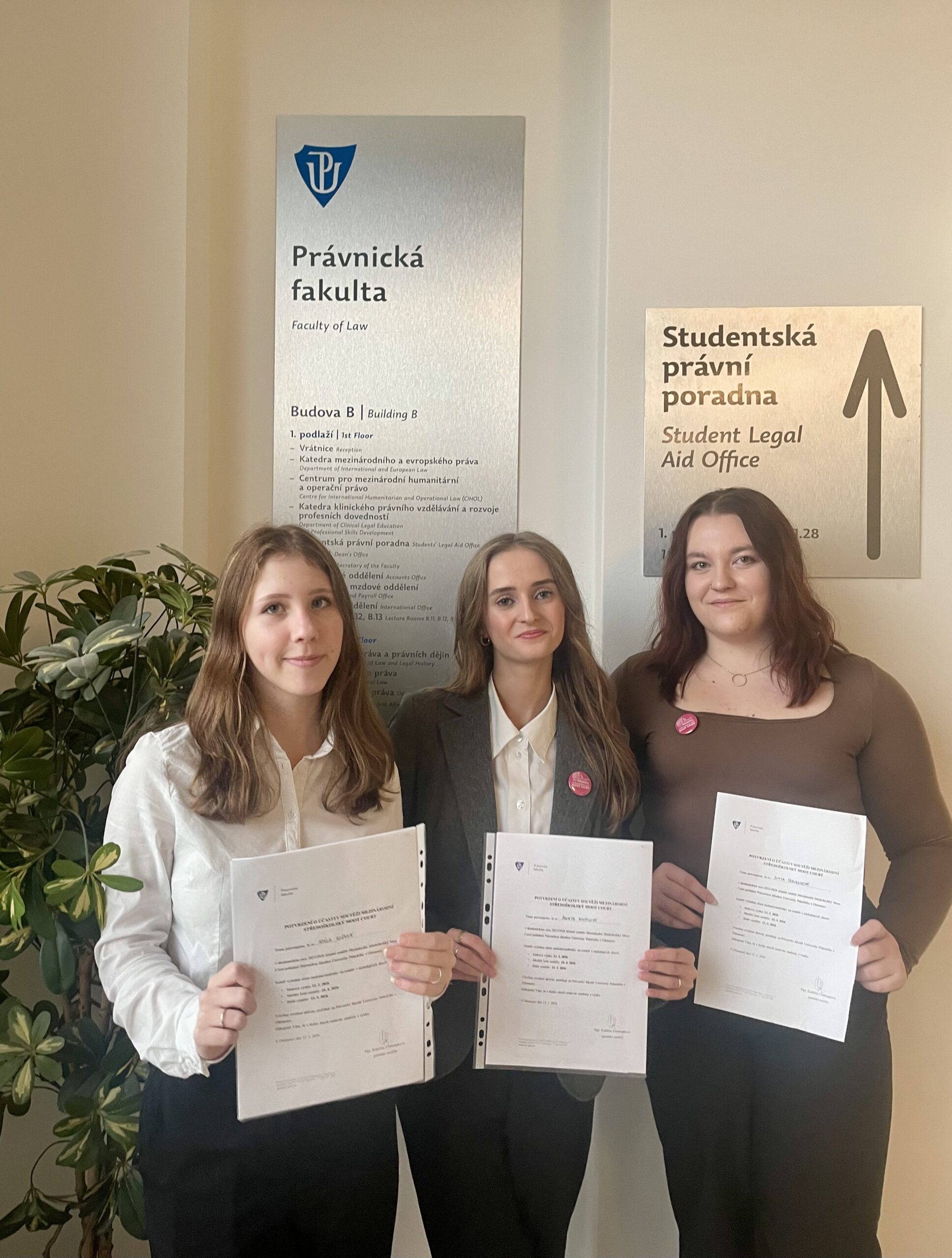 moot court soutěž právo UP Olomouc úspěch