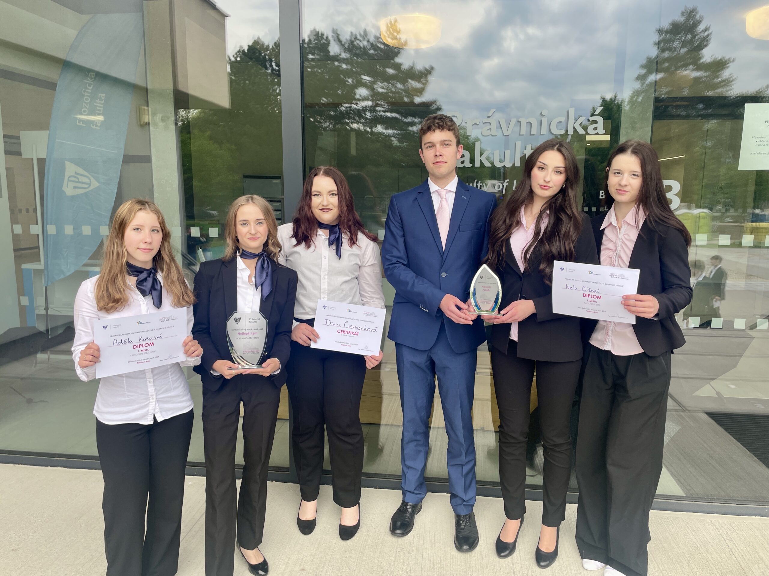 moot court soutěž právo UP Olomouc úspěch